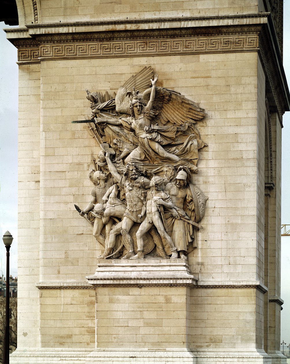 La Marsigliese, dettaglio della facciata orientale dell