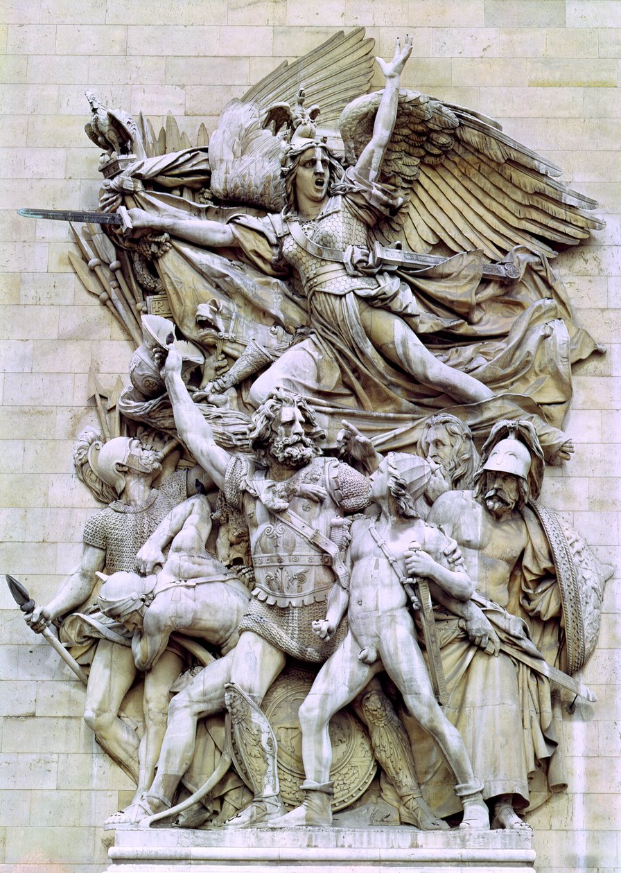 La Marsigliese, dettaglio della facciata orientale dell