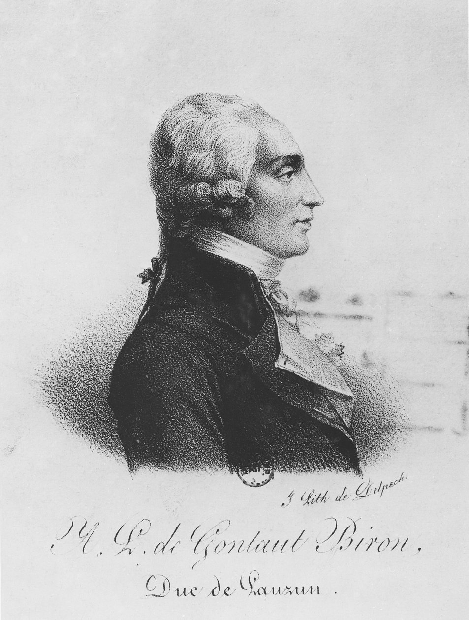 Armand de Gontaut, Duca di Biron da Francois Seraphin Delpech