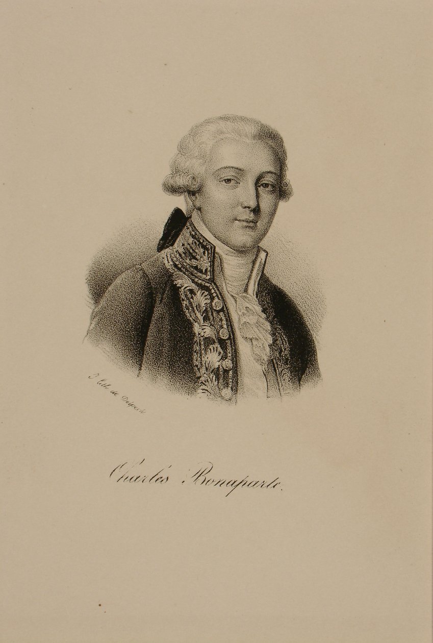 Carlo Maria Bonaparte (1746-85) da Francois Seraphin Delpech