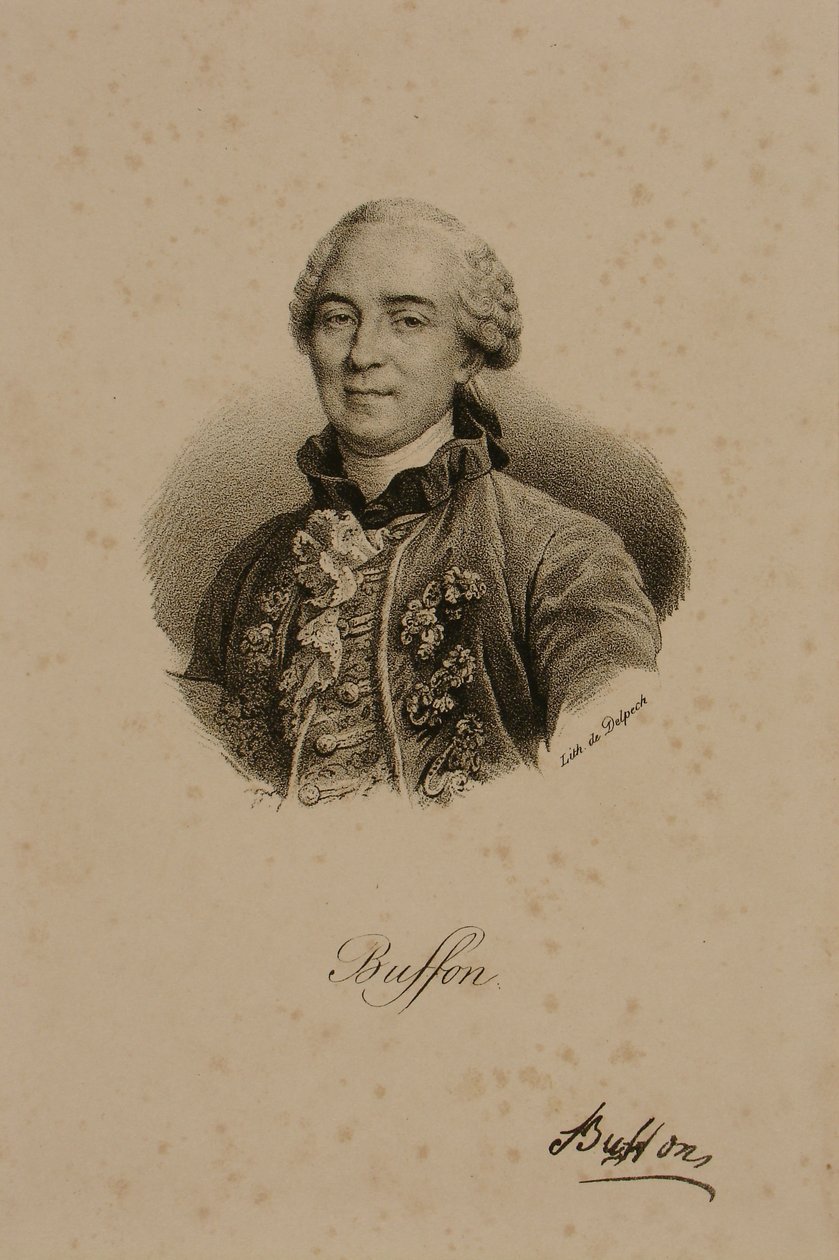 Georges-Louis Leclerc (1707-88) Conte di Buffon da Francois Seraphin Delpech