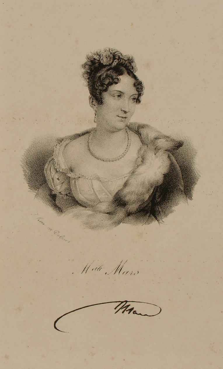 Mademoiselle Mars (1779-1847) da Francois Seraphin Delpech