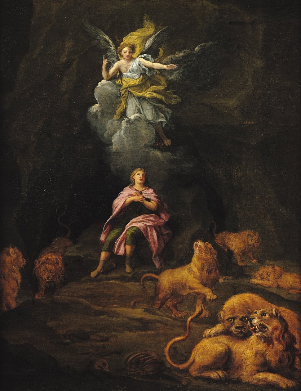 Daniele nella fossa dei leoni da Francois Verdier