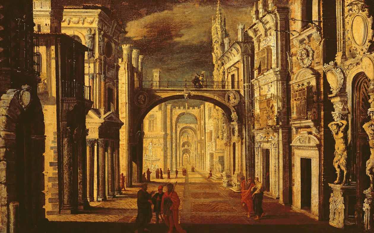 Prospettiva architettonica da Francois de Nome