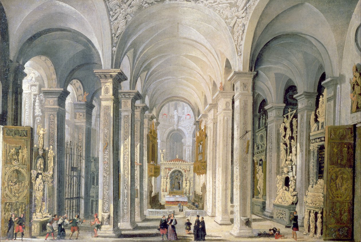 Interno di una chiesa da Francois de Nome