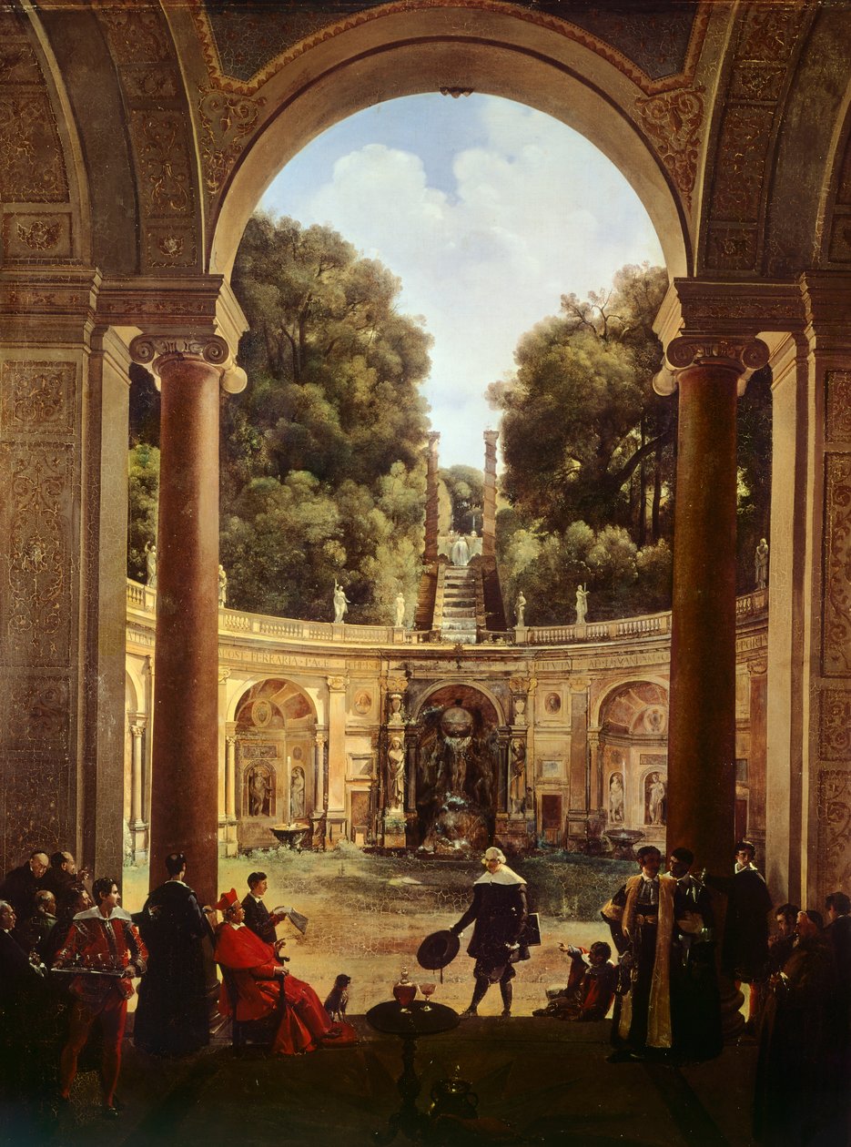 Il cardinale Pietro Aldobrandini riceve Domenichino da Francois Marius Granet