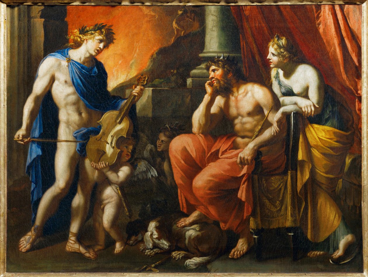 Orphee devant Pluton et Proserpine - Orfeo davanti a Plutone e Proserpina ... da Francois (1590 1650) (after) Perrier