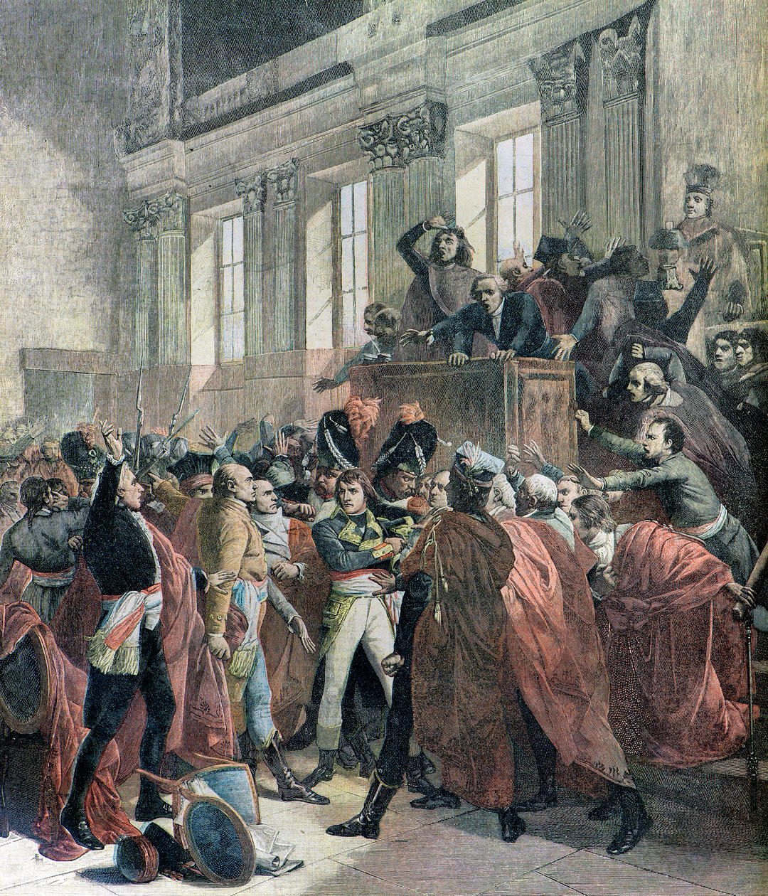Bonaparte preso in causa da Francois (after) Bouchot