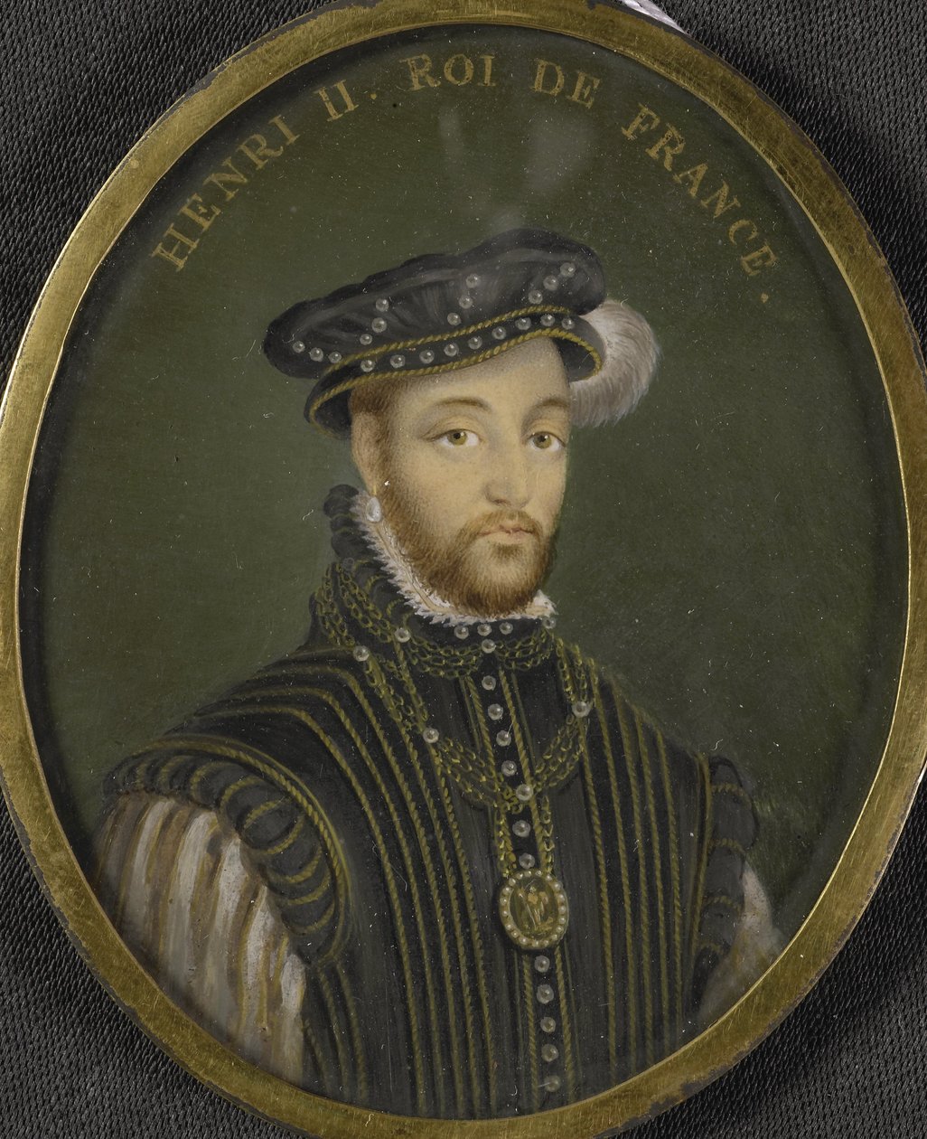 Ritratto di Enrico II di Francia (1519-59) da Francois (after) Clouet