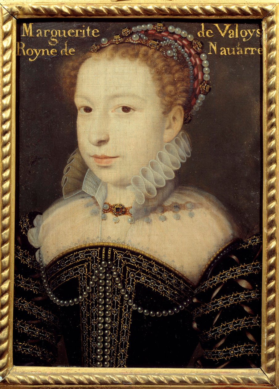 Ritratto di Margherita di Valois (1553-1615) o Regina Margot da Francois (after) Clouet