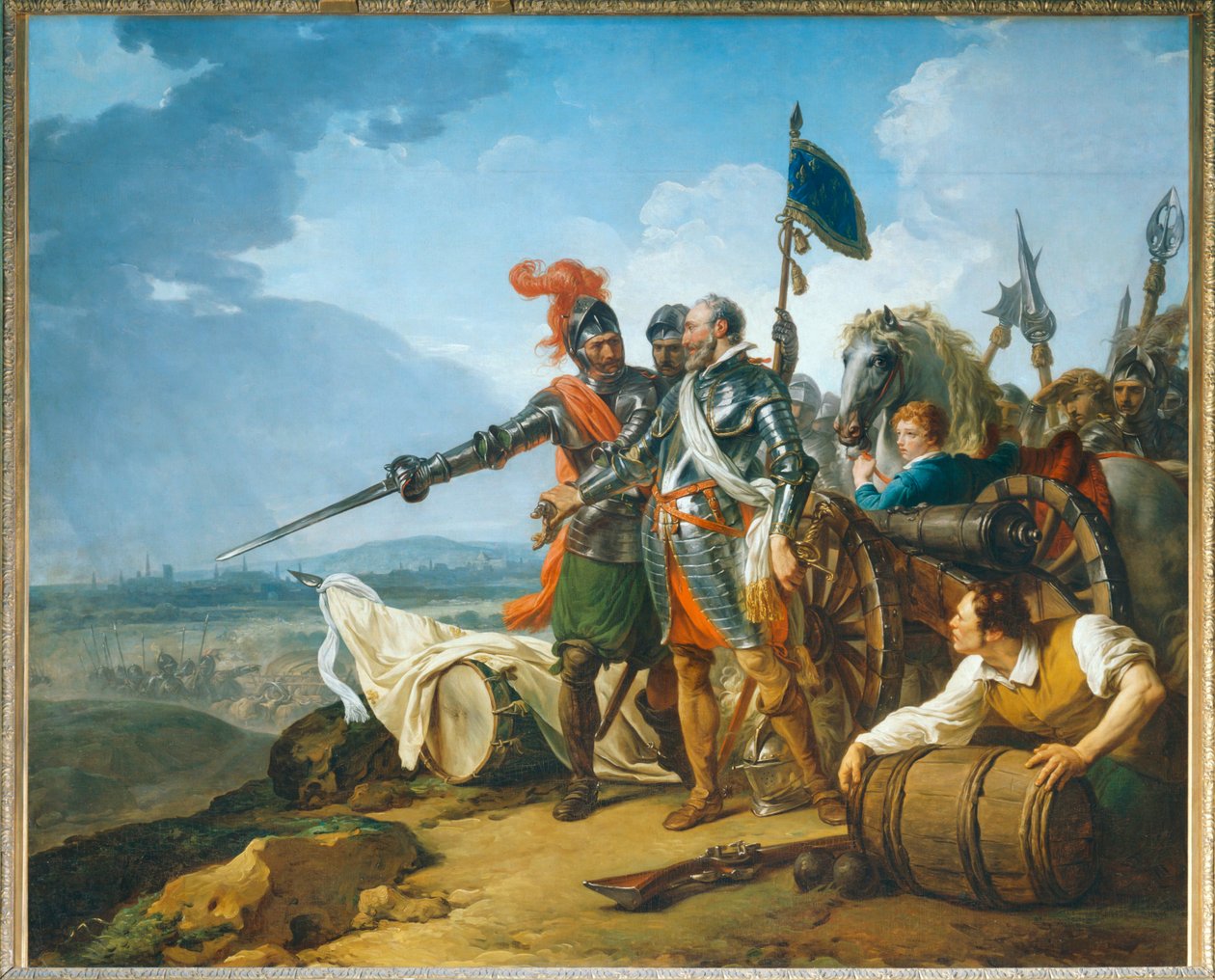 Enrico IV porta i rifornimenti a Parigi ... da François André Vincent