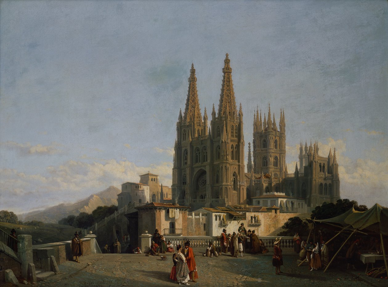 Cattedrale di Burgos da Francois Antoine Bossuet