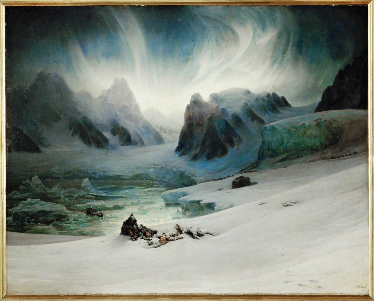 La Baia della Maddalena, vista dalla penisola delle tombe ... da François Auguste Biard