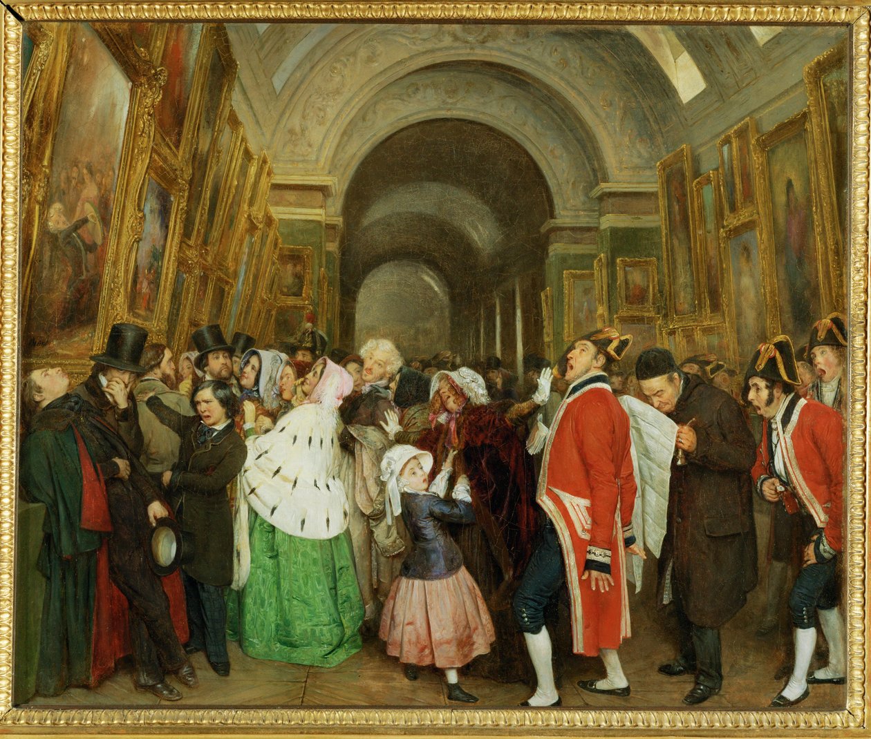 Le quattro del salone significano anche orario di chiusura... da François Auguste Biard