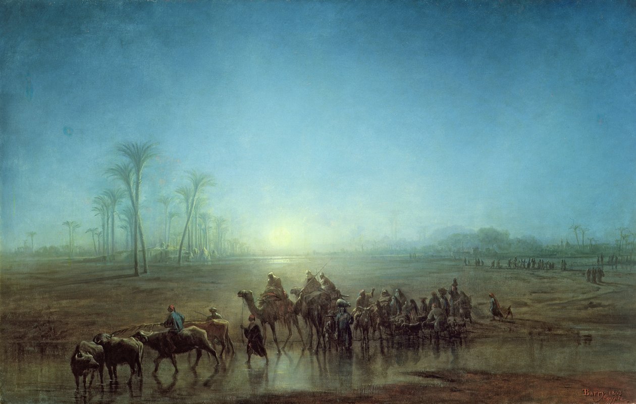 Carovana di beduini da Francois Barry