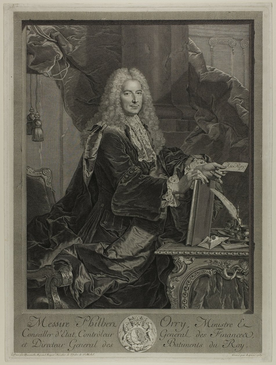 Ritratto di Philibert Orrey da Francois Bernard Lepicie