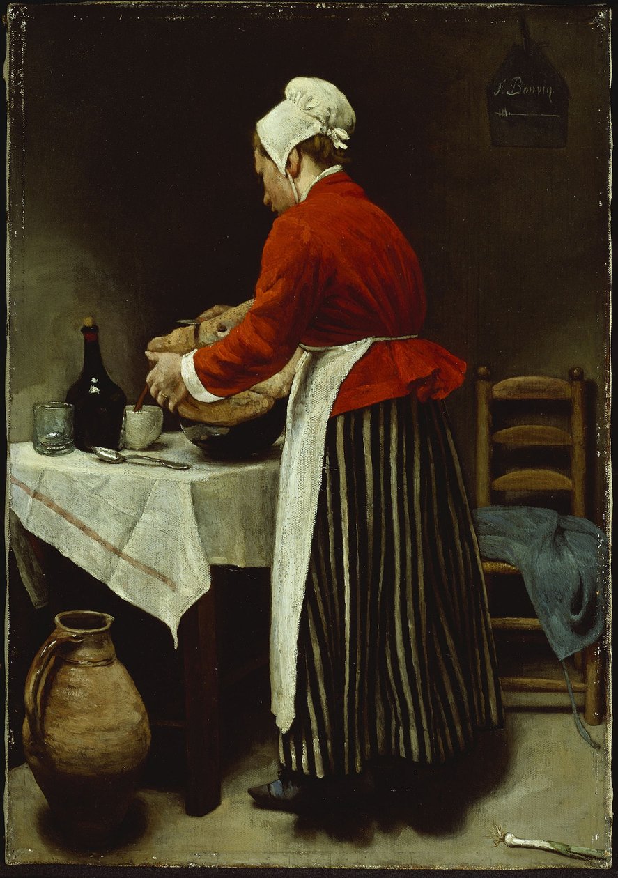 La domestica, c.1875 da François Bonvin