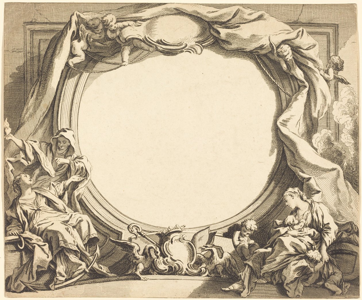 Fede e carità da François Boucher