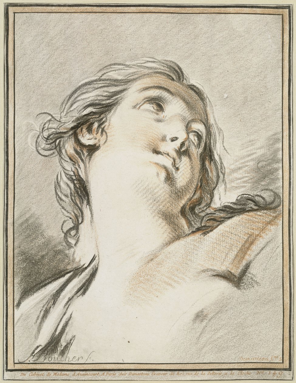 Testa di donna da François Boucher