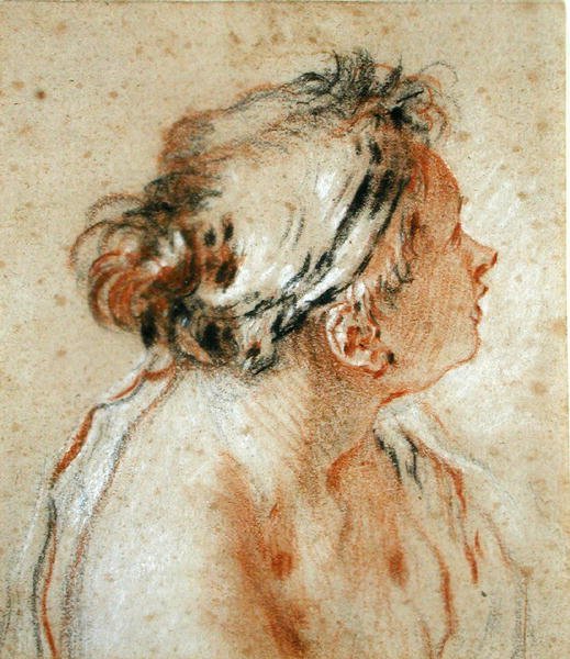 Testa di una ninfa da François Boucher