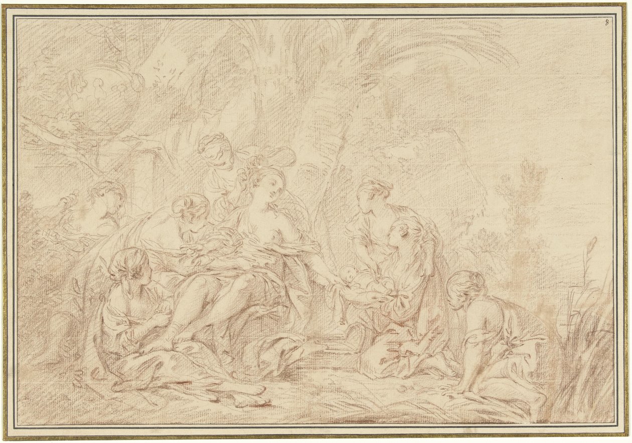 Il ritrovamento di Mosè da François Boucher