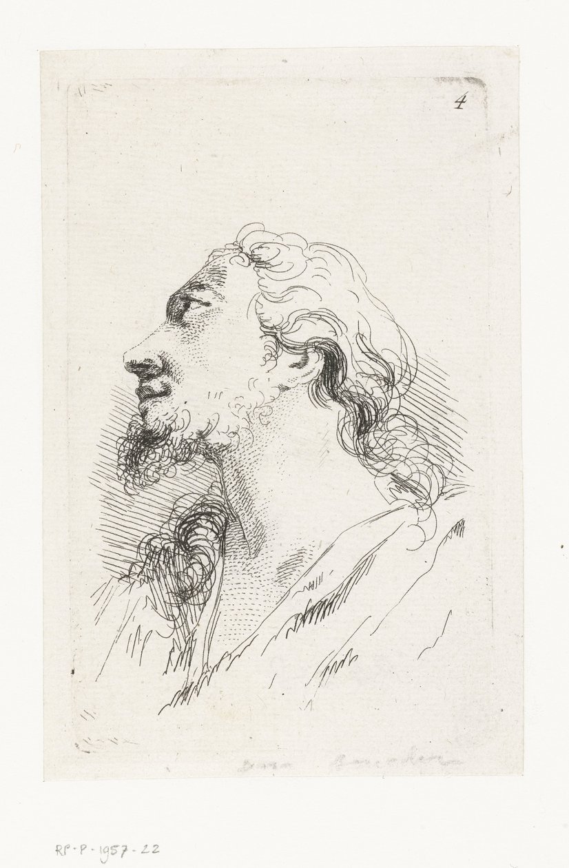 Testa di Cristo da François Boucher