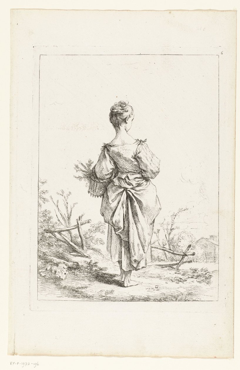 Ragazzina con un cesto da François Boucher