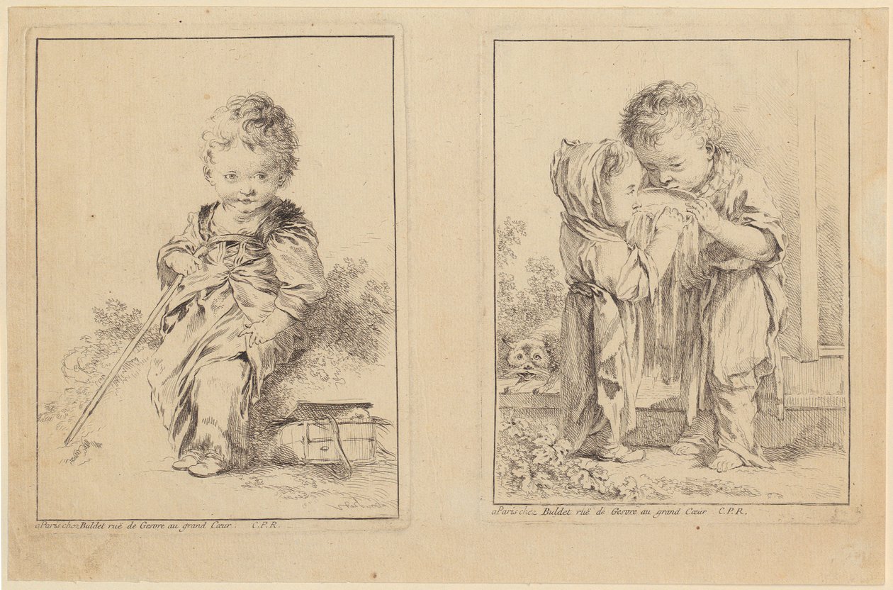 Il piccolo savoiardo e i piccoli bevitori di latte [due dischi] da François Boucher