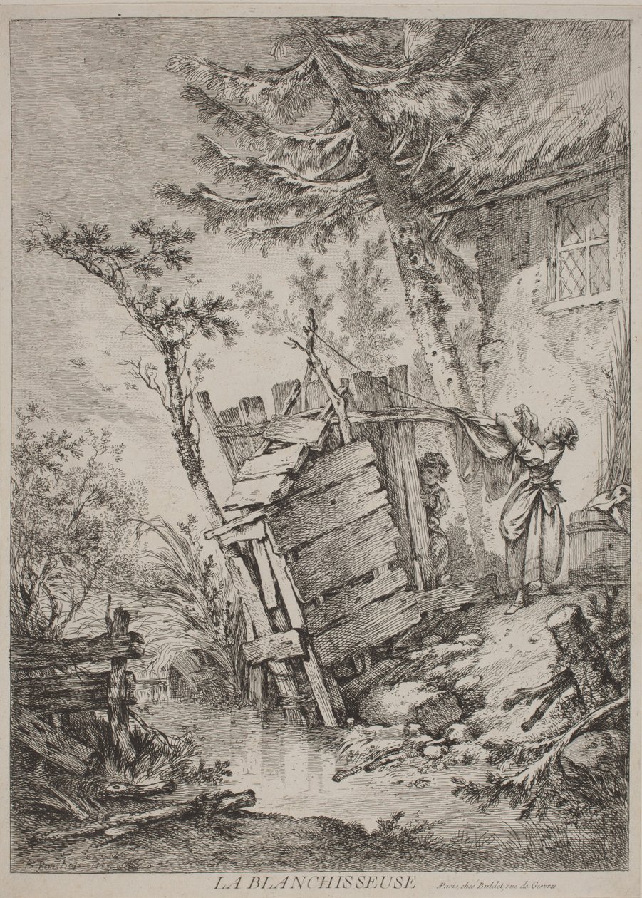 La Lavandaia da François Boucher