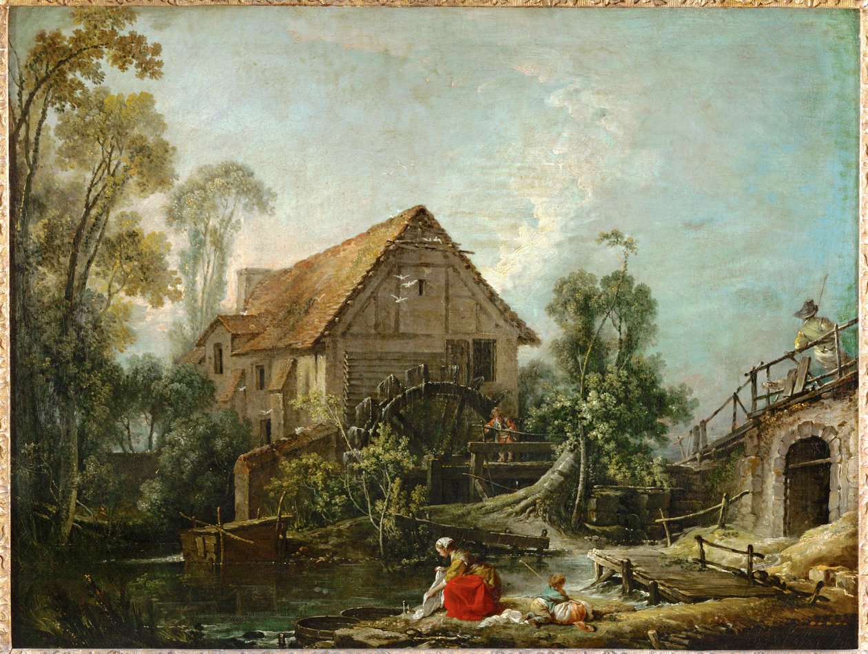 Le moulin - il mulino ... da François Boucher