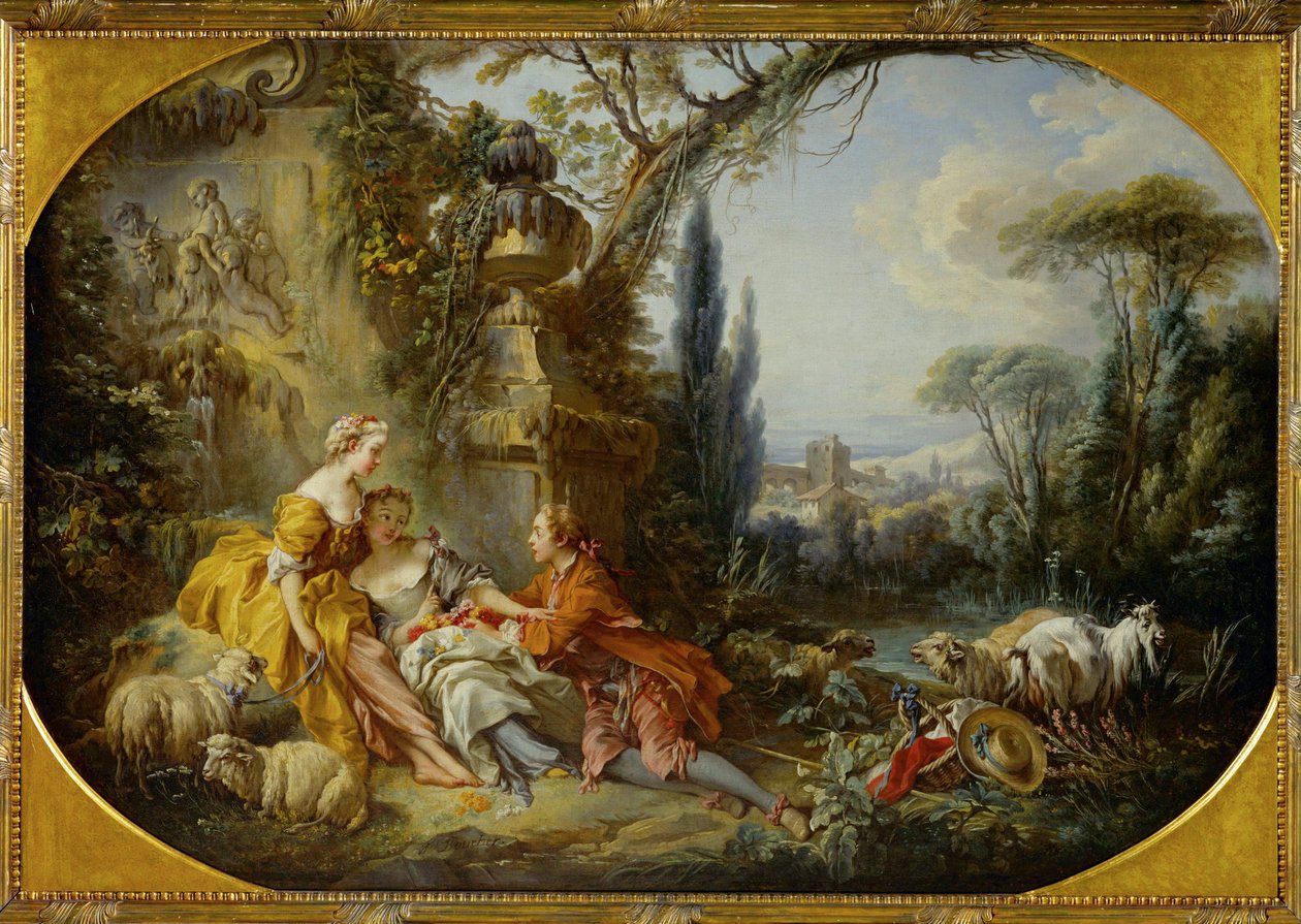 Les charmes de la vie champetre - le delizie della vita in campagna ... da François Boucher