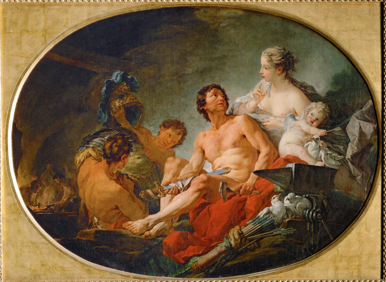 Le fucine di Vulcain - La fucina di Vulcano ... da François Boucher