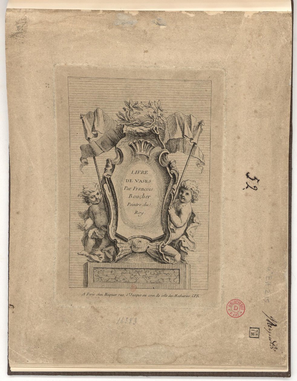 Libro sui vasi di François Boucher da François Boucher