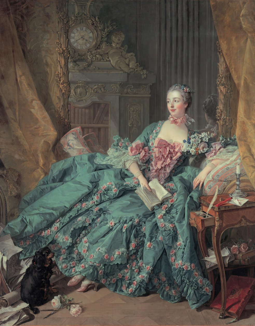 Ritratto di Madame de Pompadour da François Boucher