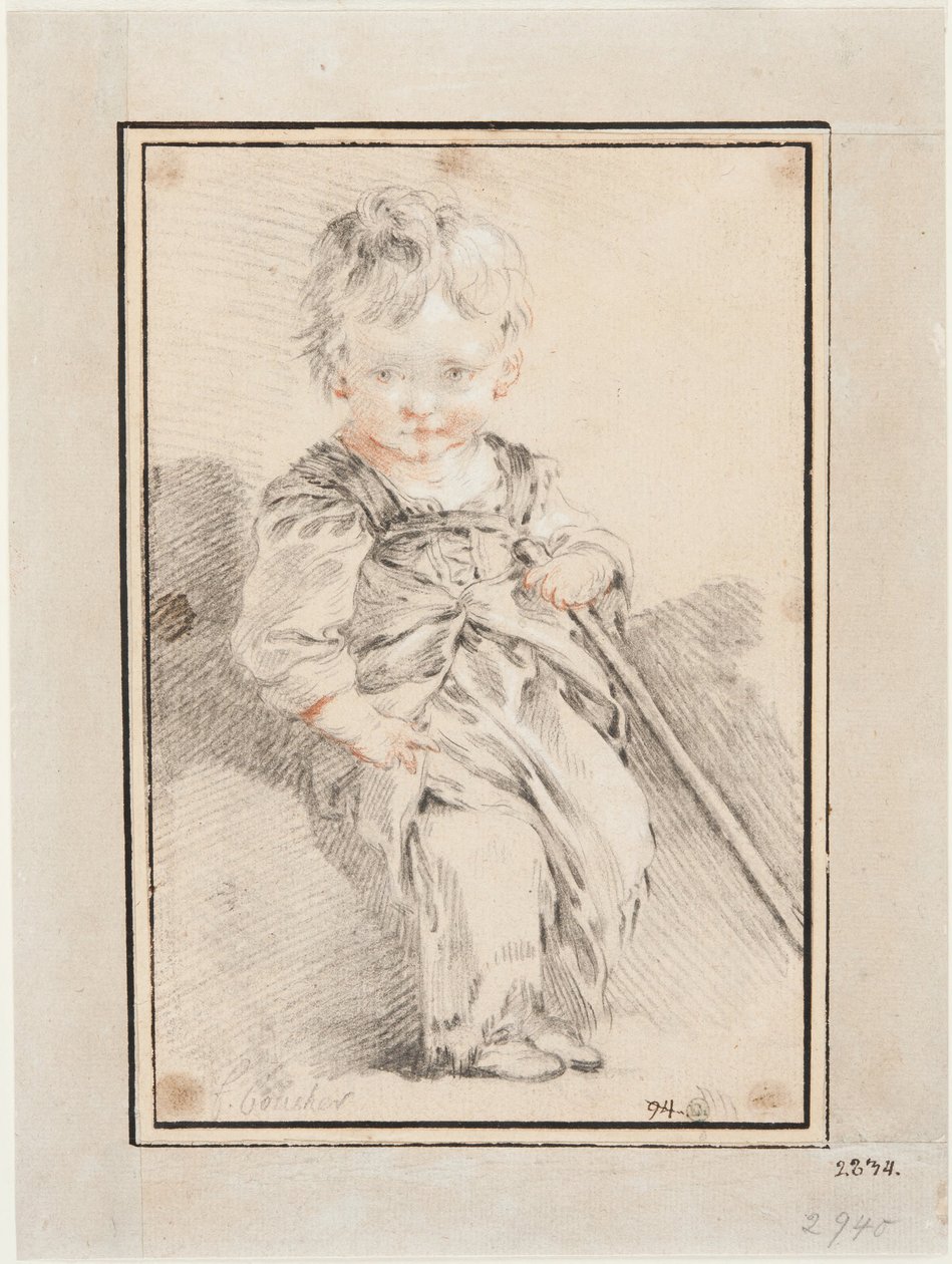 Ragazzo seduto da François Boucher