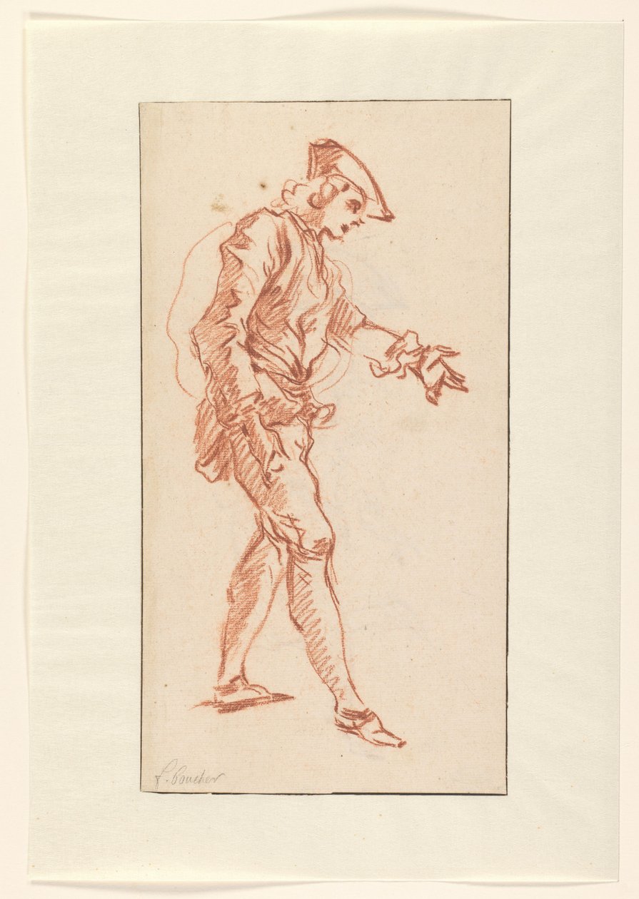 Cacciatore in piedi da François Boucher