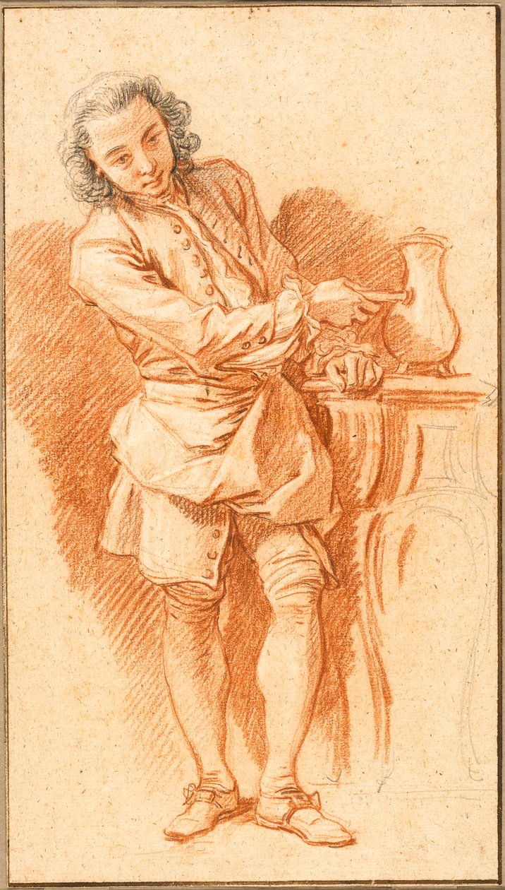 Studio di valletto con caffettiera da François Boucher