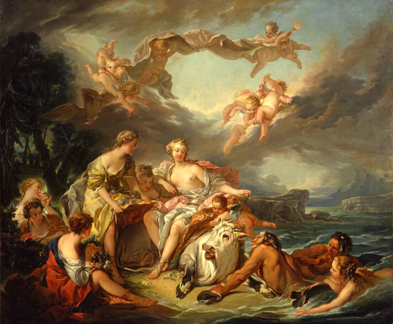 Il ratto di Europa, dopo 1747 da François Boucher