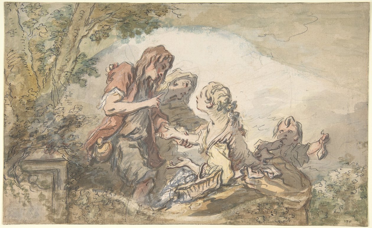 La cartomante da François Boucher