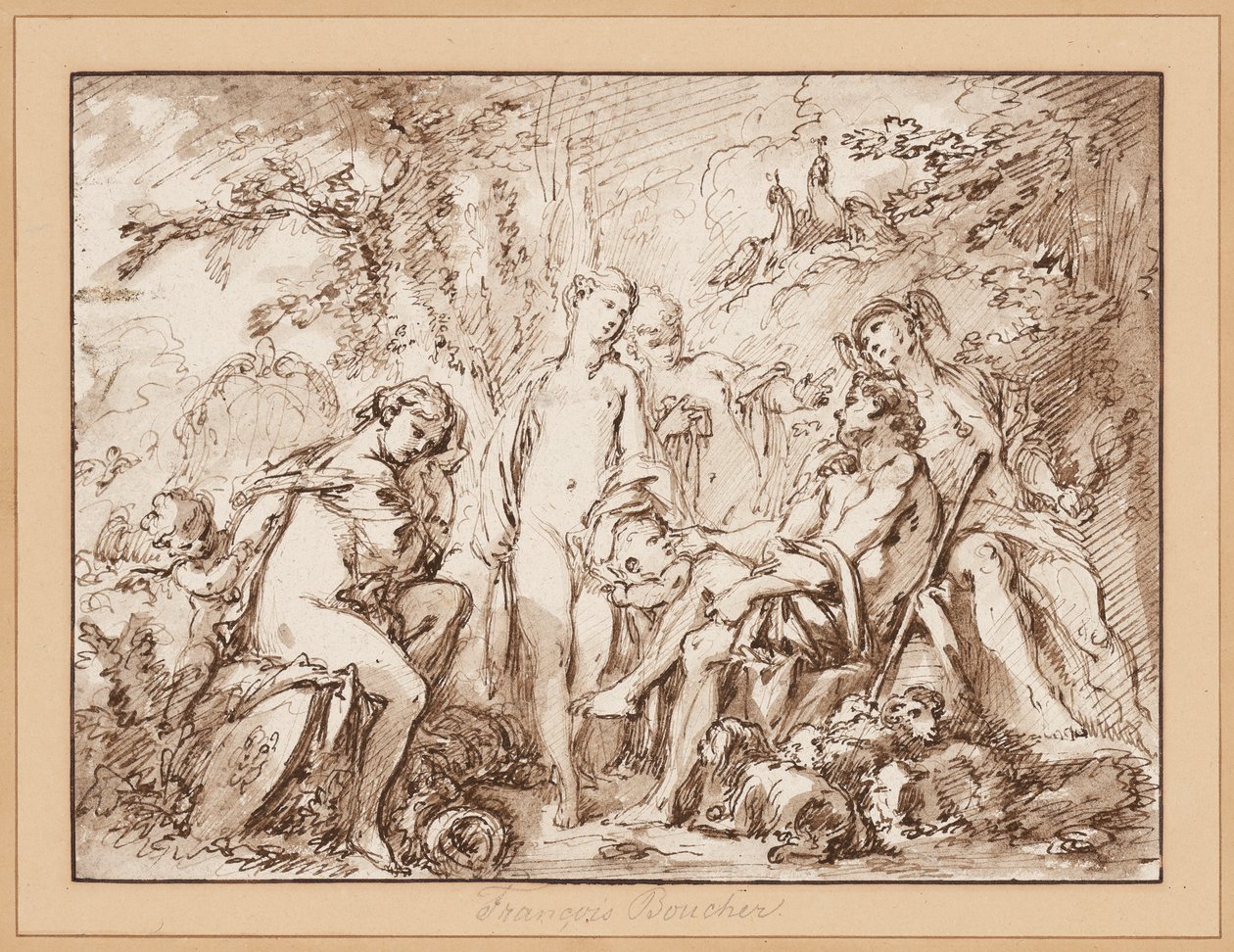 Il giudizio di Paride da François Boucher