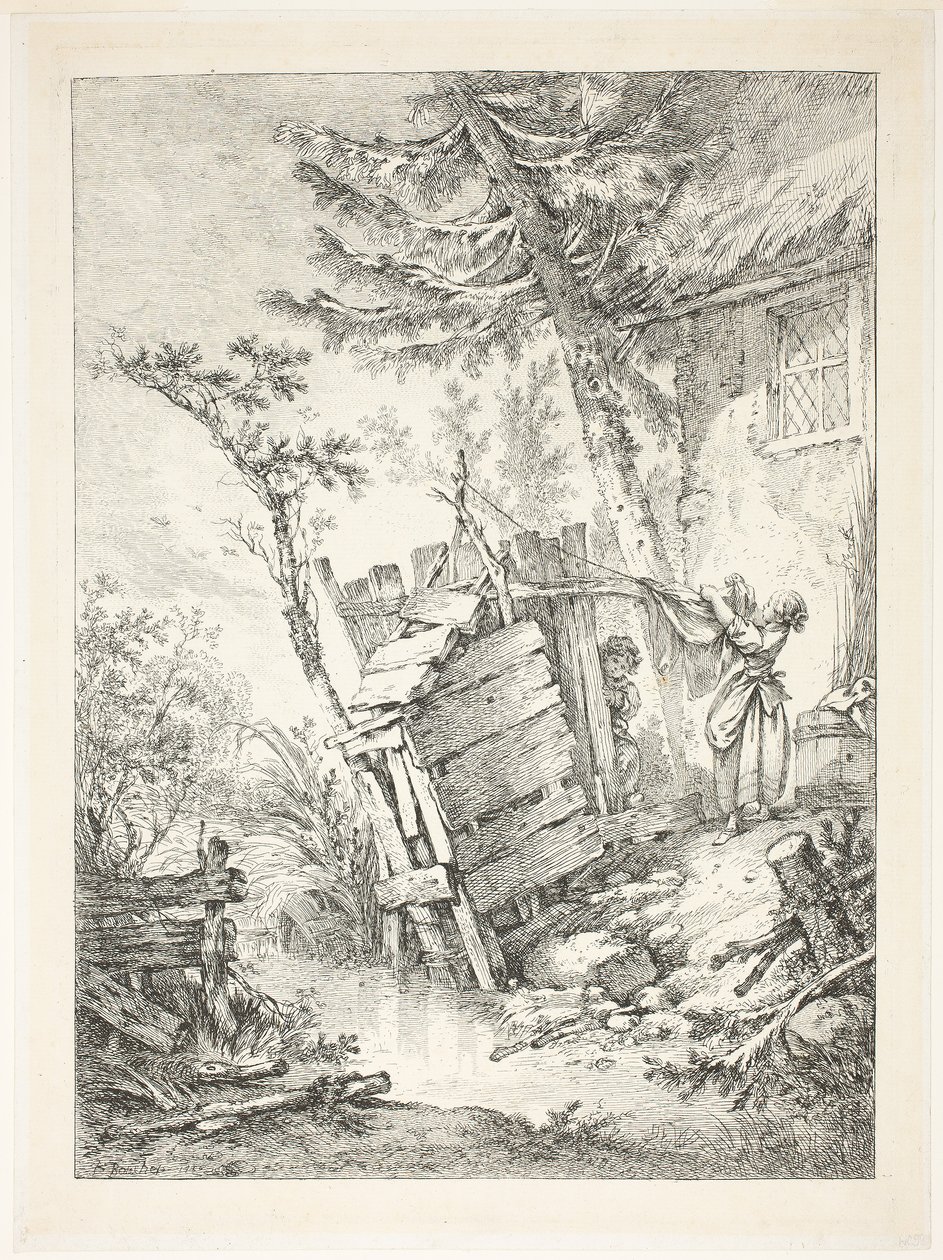 La lavandaia da François Boucher