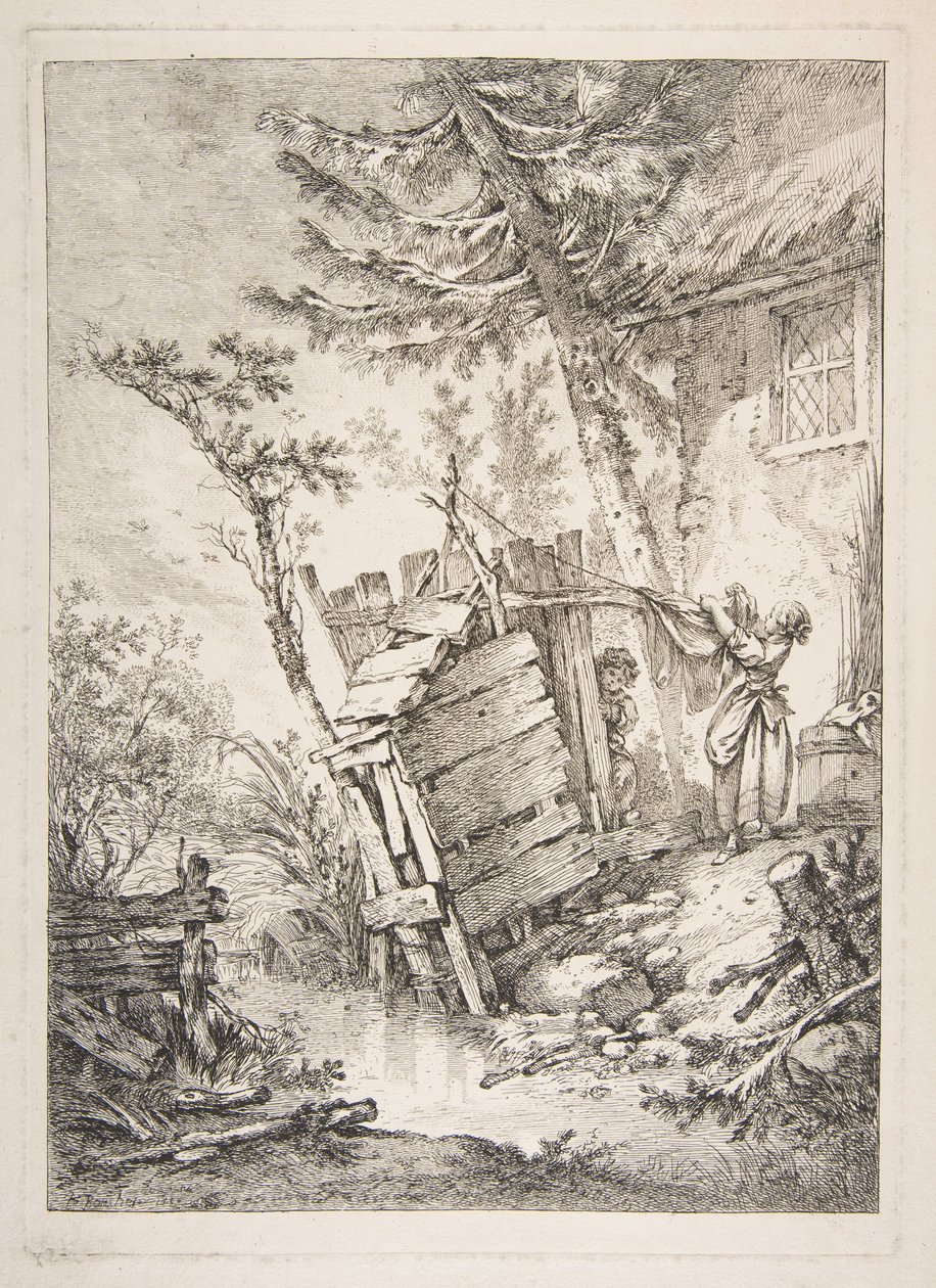 La lavandaia da François Boucher