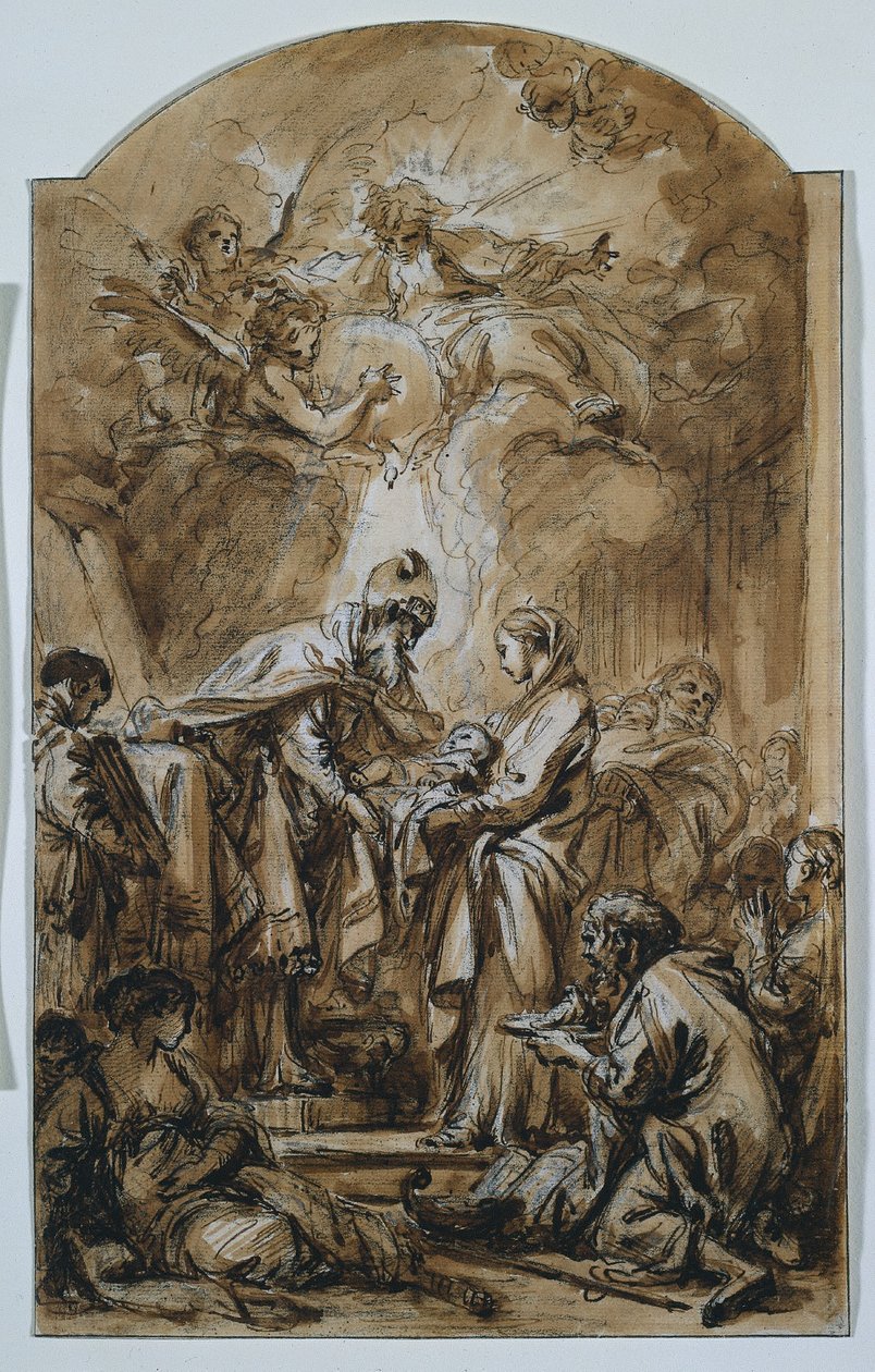 La presentazione al tempio da François Boucher