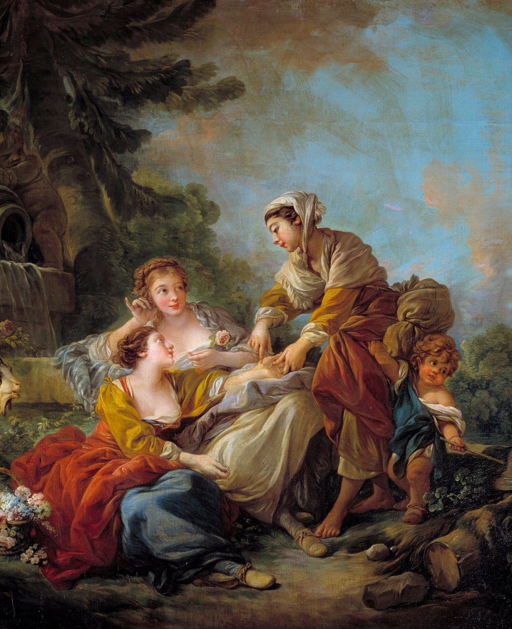 La chiromante da François Boucher