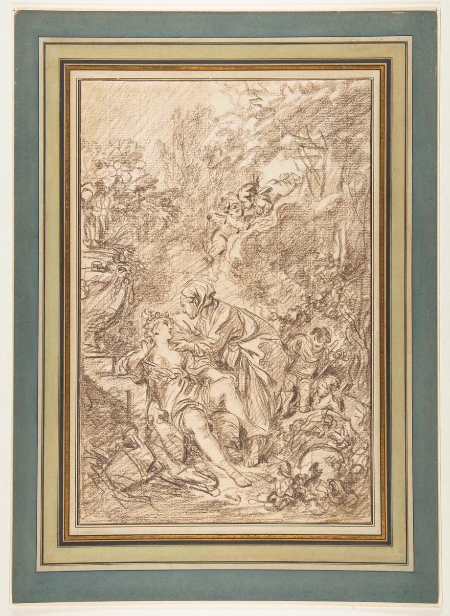 Vertumno e Pomona da François Boucher