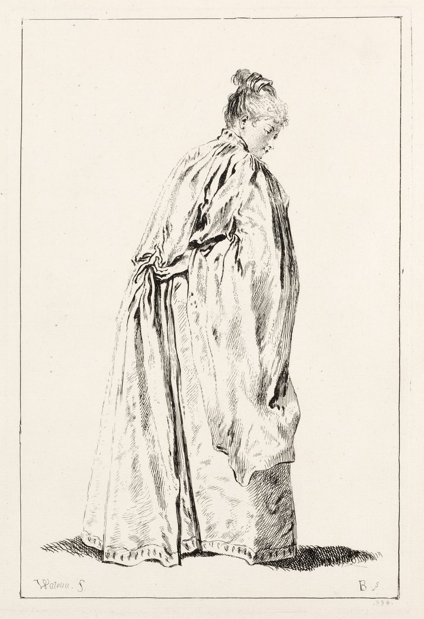 Donna in piedi da François Boucher