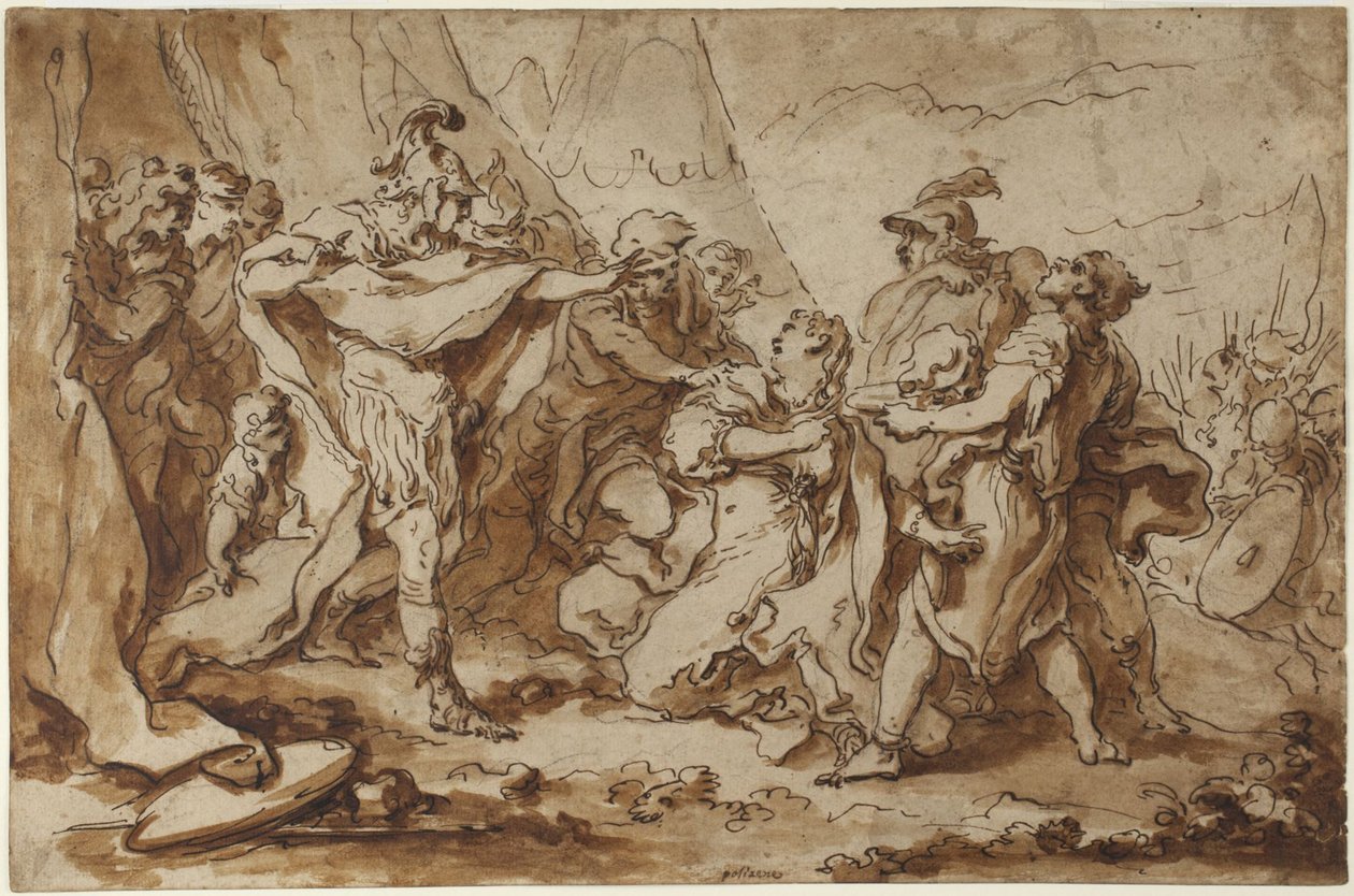 Donne e soldati da François Boucher