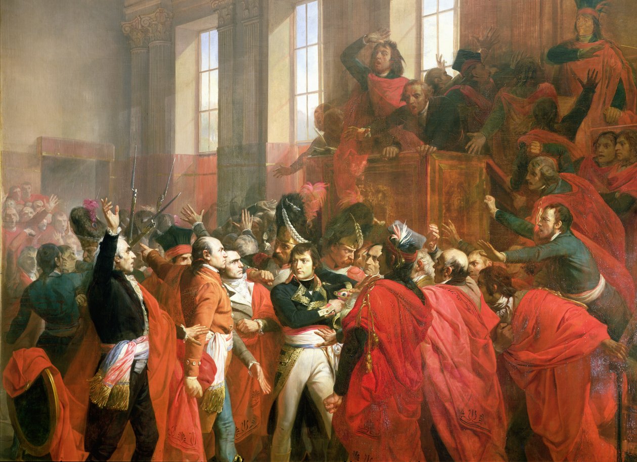 Bonaparte e il Consiglio dei Cinquecento a St. Cloud, 10 novembre 1799 (dettaglio) da Francois Bouchot