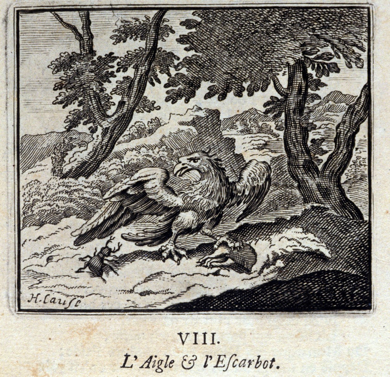 Aquila e lumaca da Francois Chauveau