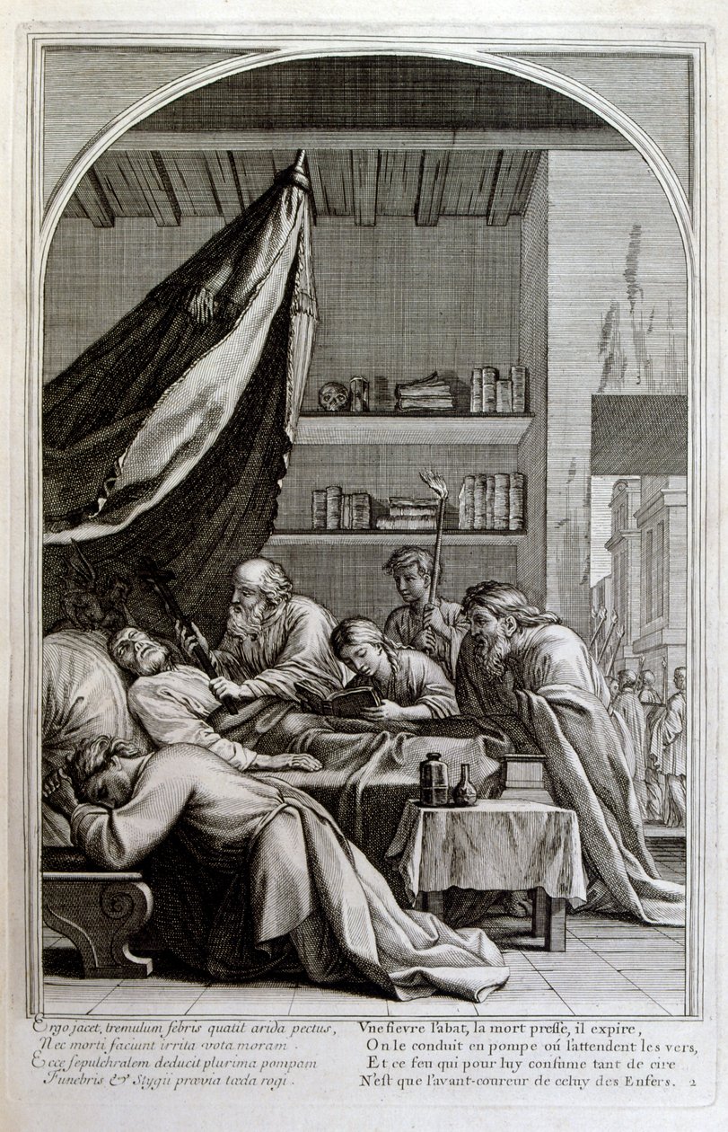 Incisione di François Chauveau 1680 